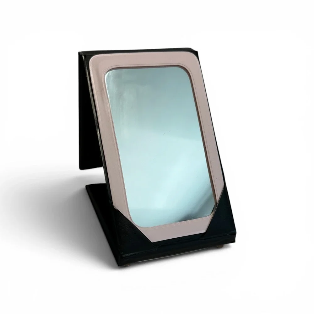 Lot of 5 Mary Kay Tri-Fold Travel Mirror Black Stand Up Compact Portable